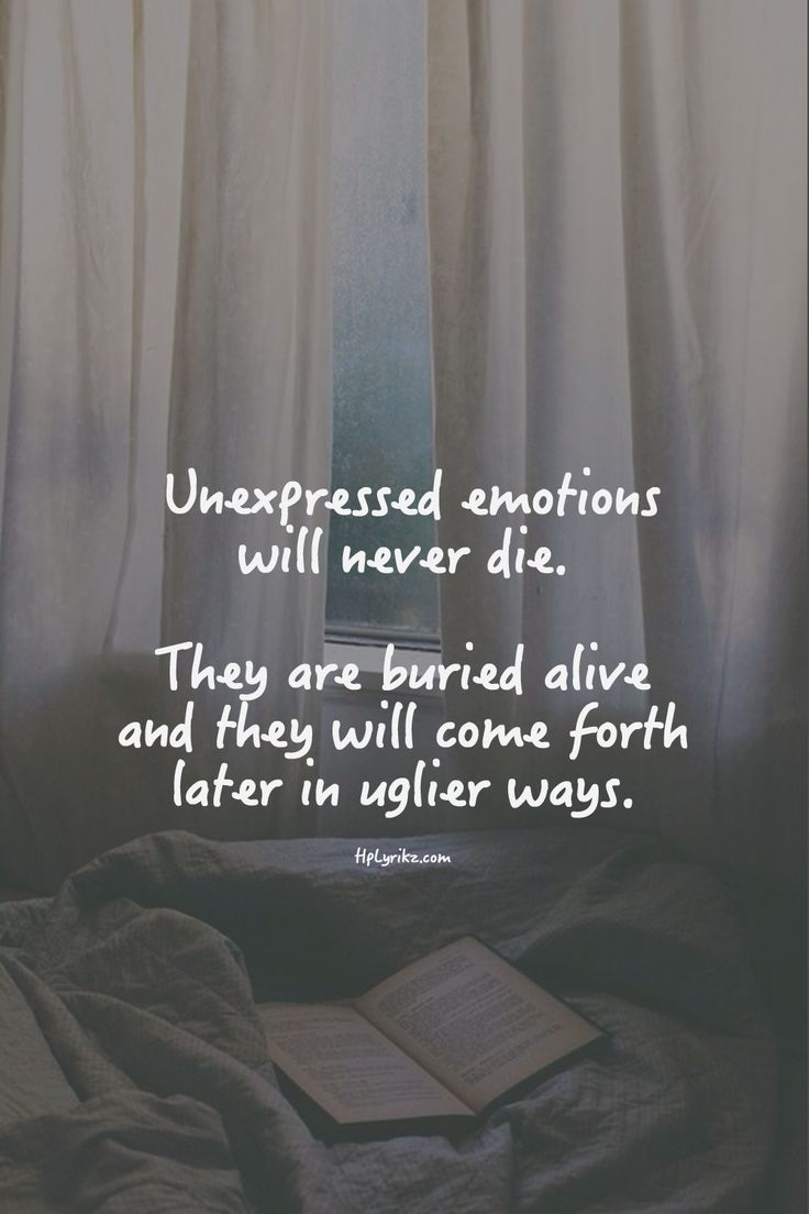 unexpressed emotions