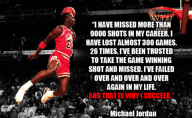 michael jordan fear quote